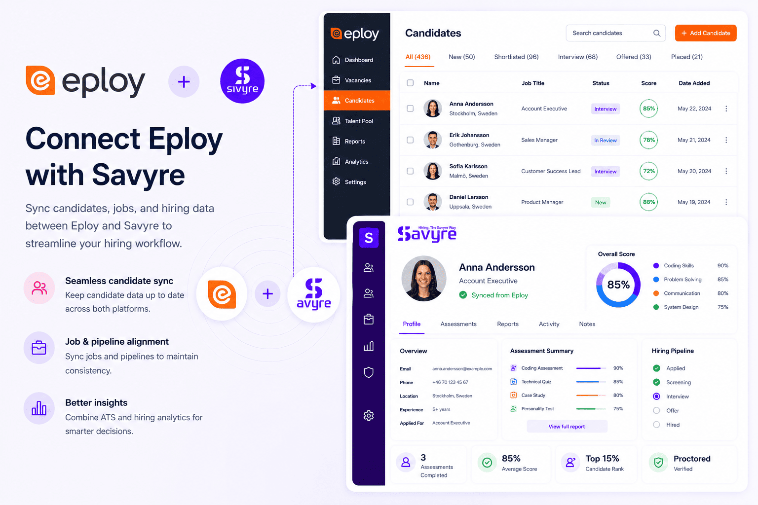 Eploy ATS Integration for End-to-End Skills Hiring