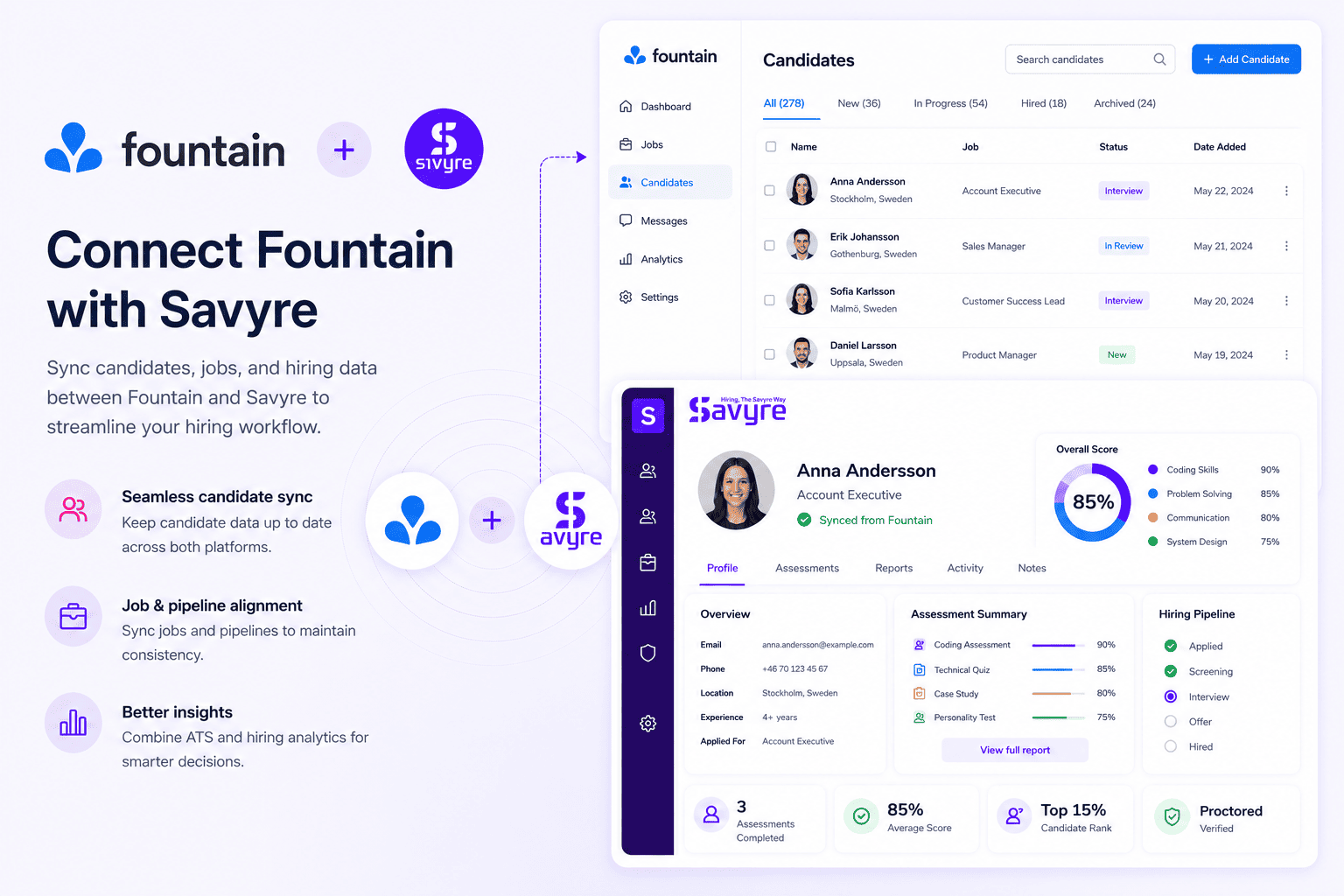 Fountain ATS Integration for High-Volume Skill Checks