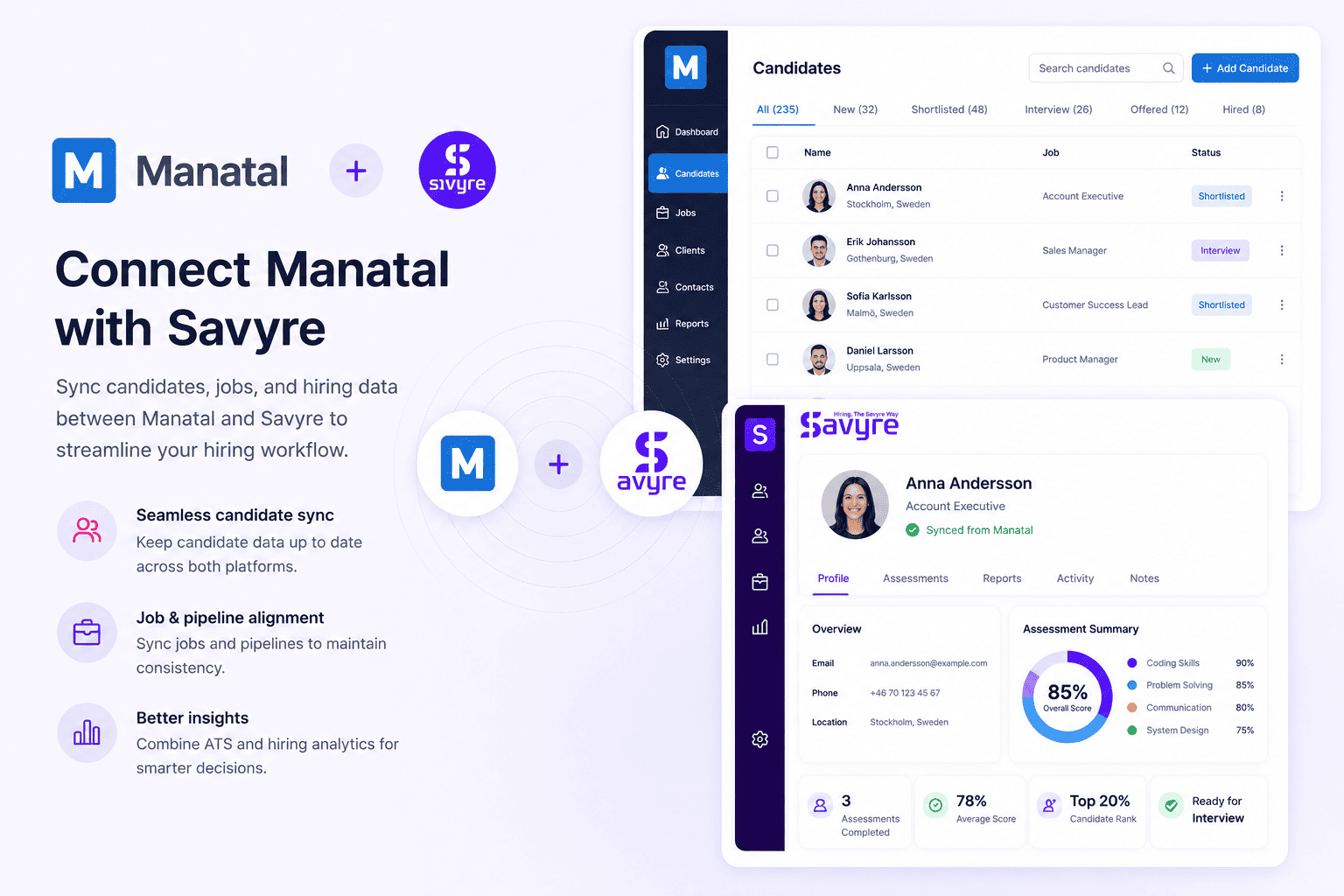 Manatal ATS Integration for AI-Powered Recruiting