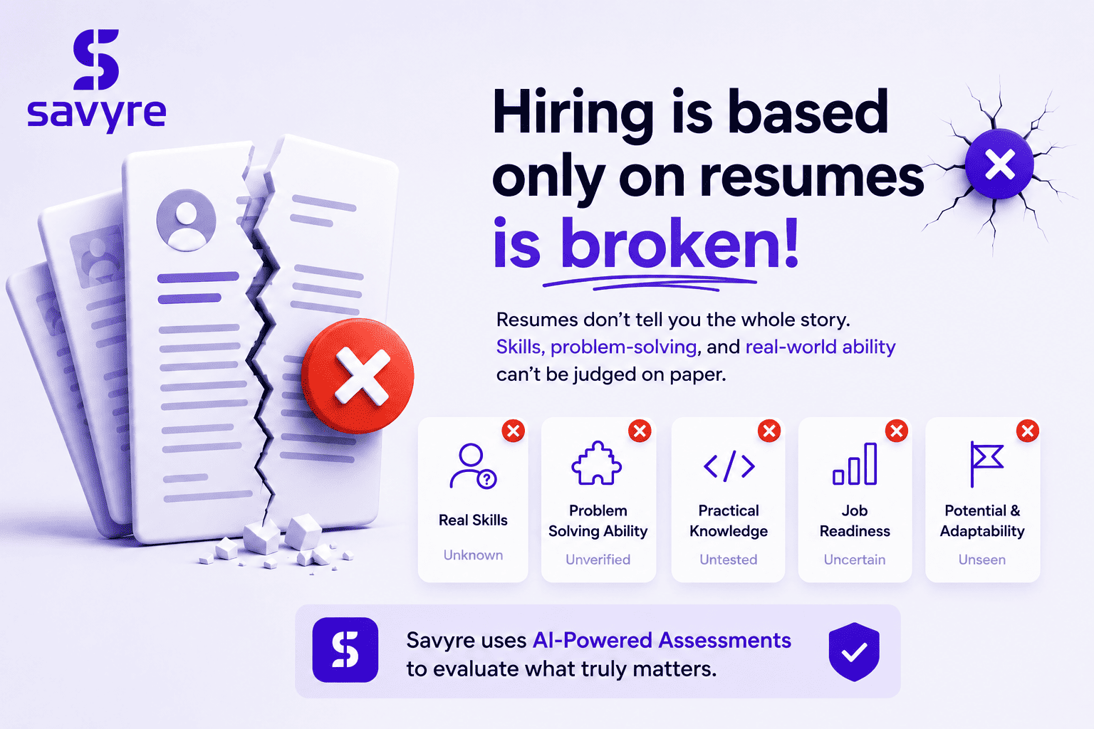 Recruiters need evidence beyond resumes