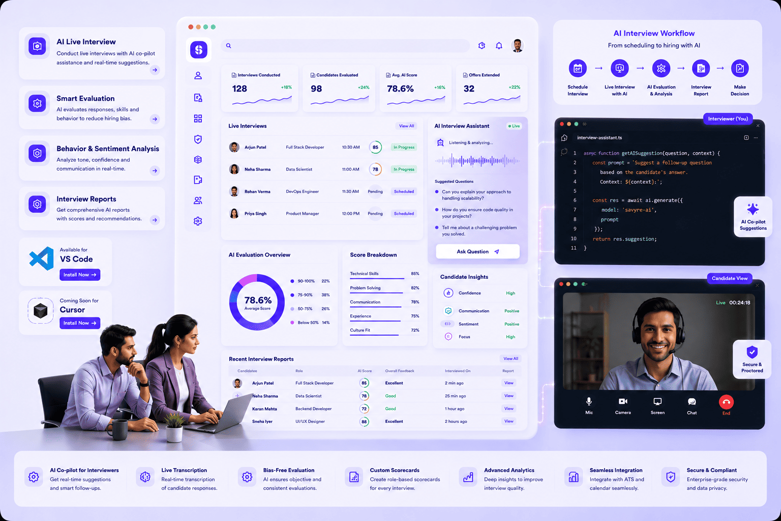 Savyre AI Coding Evaluator